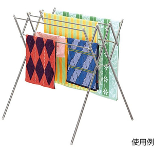 平安伸銅工業 伸縮 室内物干し 480～810×760×880mm FCF235G-0-6695-11-イメージ2