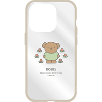 グルマンディーズ iPhone 14 Pro/13 Pro用耐衝撃ケース IIIIfit Clear ミッフィー ボリス MF-338D