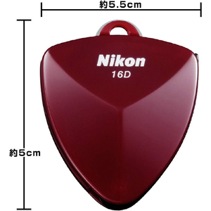 ニコン ニューポケットタイプルーペ 16D バーガンディ NPﾙ-ﾍﾟ16DBD-イメージ2