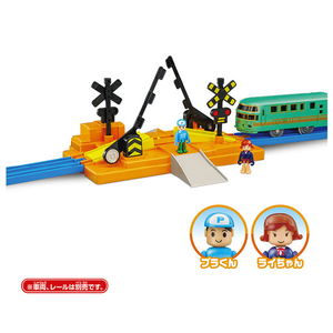 タカラトミー プラレール J-27 プラキッズふみきりセット Pﾚ-ﾙJ27ﾌﾟﾗｷﾂｽﾞﾌﾐｷﾘｾﾂﾄN-イメージ2