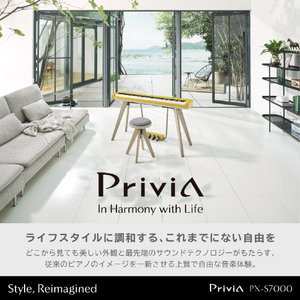 カシオ 電子ピアノ Privia ホワイト PX-S7000WE-イメージ5