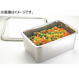 カンダ kan豆腐水切かごセット蓋付ツル無 FC641SL-038059-イメージ1
