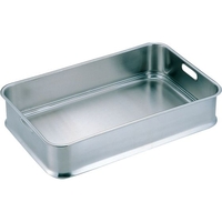 イケダ IKD 18-8 給食バット 24吋 手穴明 FCK9614-007023002