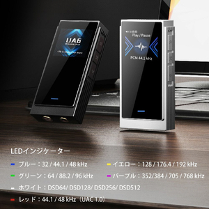 shanling Quad DAC搭載フラッグシップポータブルDAC/AMP ブラック UA6BK-イメージ15