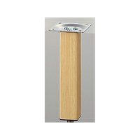 光 アイテック スマートレグ 木製角脚 32×150mm シルバー FCM0478-KSW-3215