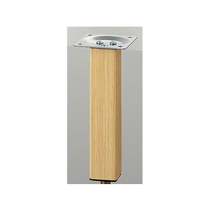 光 アイテック スマートレグ 木製角脚 32×150mm シルバー FCM0478-KSW-3215-イメージ1