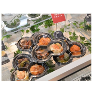 パックスタイル 惣菜容器 トリオカップ 本体 黒 50個 FC095SH-00534552-イメージ5