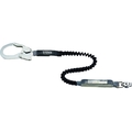 サンコー EXJ伸縮ストラップ式 タイプ1ランヤード 黒 シングル墜落制止用器具 FC182FP-1952077
