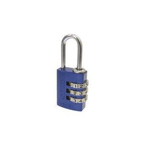アバス社 ABUS　ナンバー可変式南京錠　145－30　ブルー 145-30-BL-イメージ1