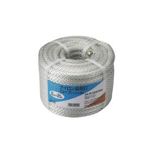 トラスコ中山 TRUSCO　ナイロンロープ　金剛打　線径12mmX20m R-1220NK-イメージ1