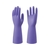 ショーワグローブ 塩化ビニール手袋 簡易包装 ビニール厚手 10双 紫 S FC204FK-3563138-イメージ1