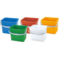 セイワ PP 角型 バケツ WP-150B 青 FC281LD-1419610