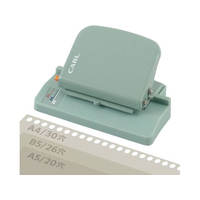 カール事務器 穴あけパンチ ゲージパンチ・ライト ライトグリーン FCD014R-GP-LA-U