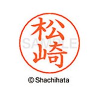 シヤチハタ ネームペン用ネーム シルバー 既製 松崎 FC47596-X-GPS-1825