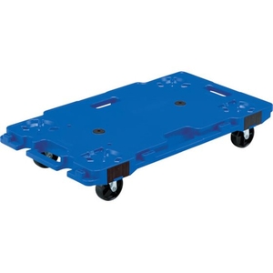 三甲 樹脂製平台車 802462 サンキャリー6839ブルー FC024HM-3448797-イメージ1