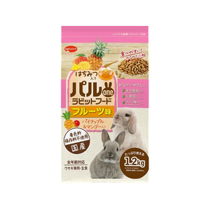 日本ペットフード パルone ラビットフード フルーツ味 1.2kg FCE512T-イメージ1