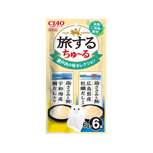 いなば 旅するちゅーる 瀬戸内の味セレクション 6g×6P FCE089K-イメージ1