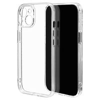 ラスタバナナ iPhone 15用極限保護ハイブリッドケース TPU×アクリル RHINO クリア 7619IP361HB