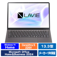 NEC 13．3型高性能ノートブック LAVIE SOL ムーンブラック PC-S1365LAB