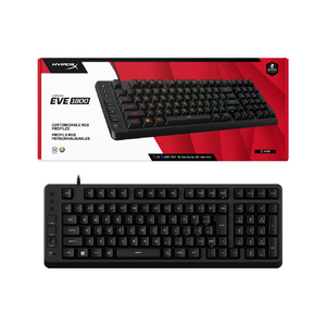 HyperX HyperX Eve 1800 ゲーミングキーボード HyperX ブラック HXR-B7JE0AA#ABJ-イメージ3