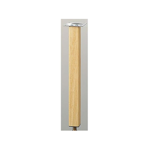 光 アイテック スマートレグ 木製角脚 32×300mm シルバー FCM0480-KSW-3230-イメージ1