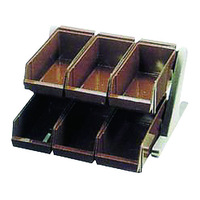 カンダ DXオーガナイザー 2段3列 ブラウン FC81275