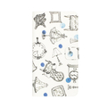 Happymori iPhone XS/X用手帳型ケース French Cafe Diary ブルー HM10271I8