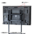 サンワサプライ テレビ用防塵カバー(60インチ～65インチ用・抗菌タイプ) DCV-F6065-イメージ5