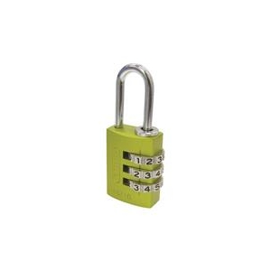 アバス社 ABUS　ナンバー可変式南京錠　145－30　イエロー 145-30-YE-イメージ1