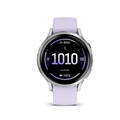 Garmin Venu 4 (41mm), GPS, Wi-Fi,Gray w/ Silver + Periwinkle, JPN Silver + Periwinkle 010-03013-31