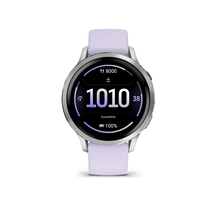 Garmin Venu 4 (41mm), GPS, Wi-Fi,Gray w/ Silver + Periwinkle, JPN Silver + Periwinkle 010-03013-31