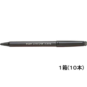 パイロット 水性サインペンスーパープチ太字ブラック10本 1箱(10本) F893417-SEG-10B-B-イメージ1