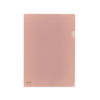 リヒトラブ カラークリヤーホルダー A4 ローズピンク 50枚 FC40789-F78-21