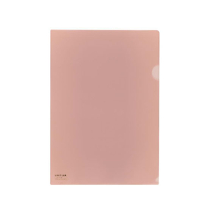 リヒトラブ カラークリヤーホルダー A4 ローズピンク 50枚 FC40789-F78-21-イメージ1