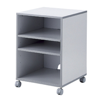 サンワサプライ レーザープリンタスタンド(W50．0×D50．0cm) ライトグレー SPS-25KN