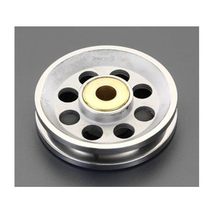 エスコ ロープシーブ ステンレス製 57×9.5×12.7mm FCZ0292-EA987SL-6-イメージ1