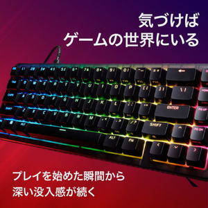 HyperX HyperX Origins 2 65 ゲーミングキーボード HyperX ブラック HXR-B4QS3AA#ABJ-イメージ6