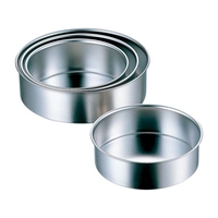 赤川器物製作所 AG 18-8 共底デコ缶 (浅型) 24cm FCM7330-019482024