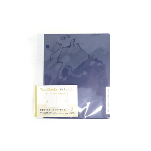 サンノート TwoDucks 幅が広いノート Mサイズ 60枚 ネイビー TD0019-イメージ1
