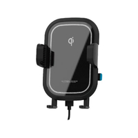 カシムラ QI自動開閉ホルダー 手帳対応 15W エアコン取付 FCS2048-KW22