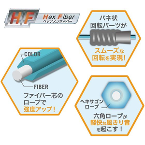 デビカ 瞬足なわとびHF ブラックマックス FCE079V-19355-イメージ3