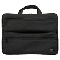ナカバヤシ 13インチ汎用PCインナーバッグ/2ポケット付 ブラック SZC-FC131908BK