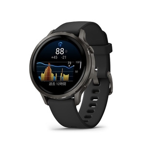 Garmin Venu 4 (41mm), GPS, Wi-Fi, Black w/ Slate + Black,JPN  Slate Black 010-03013-32-イメージ2