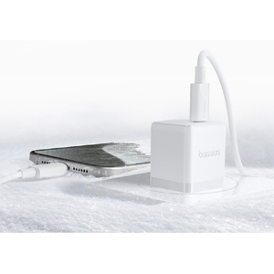 BASEUS Palm C×1 急速充電器 20W ムーンホワイト P10111603213-00-イメージ3