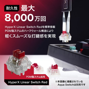HyperX HyperX Origins 2 1800 ゲーミングキーボード HyperX ブラック HXR-B4QS4AA#ABJ-イメージ12