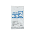 Forestway ゴミ袋薄手 乳白半透明 70L 10枚 FC900NS-FRW200861