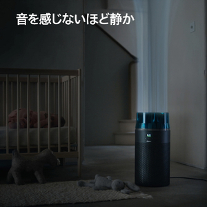 ダイソン Dyson Hushjet shizuka 空気清浄機 ブラック/ティール SP01BT-イメージ3