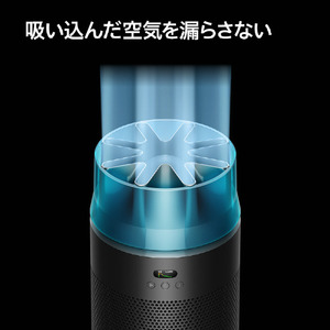 ダイソン Dyson Hushjet shizuka 空気清浄機 ブラック/ティール SP01BT-イメージ6