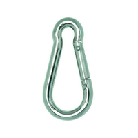 トラスコ中山 国産カラビナハーケン B型 スチール製 8×80mm B型 8×80mm0.64 FC444FE-8191395