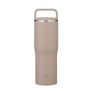 象印 ステンレスキャリータンブラー(食洗機対応) 0．6L サンドベージュ SX-NA60-CM-イメージ1